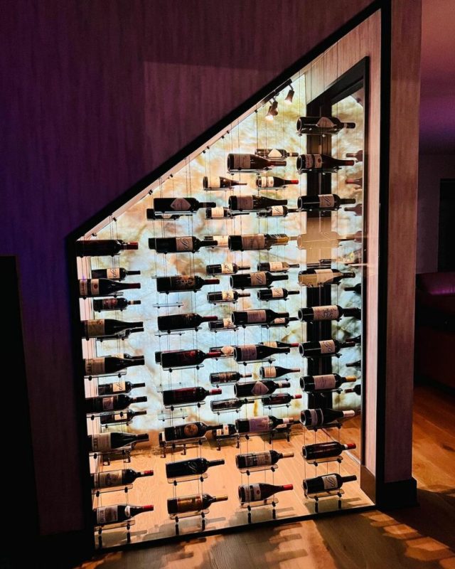 cable wine cellars, cable wine systems, cable wine racks, cable wine rack system, floating wine racks, float wine racks, float wine racks, floating wine racks, floating wine cellar