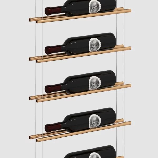 Floating Cable Wine Rack