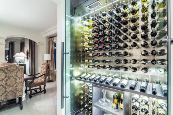 floating wine racks, float wine cables, cable wine systems, cable wine racks