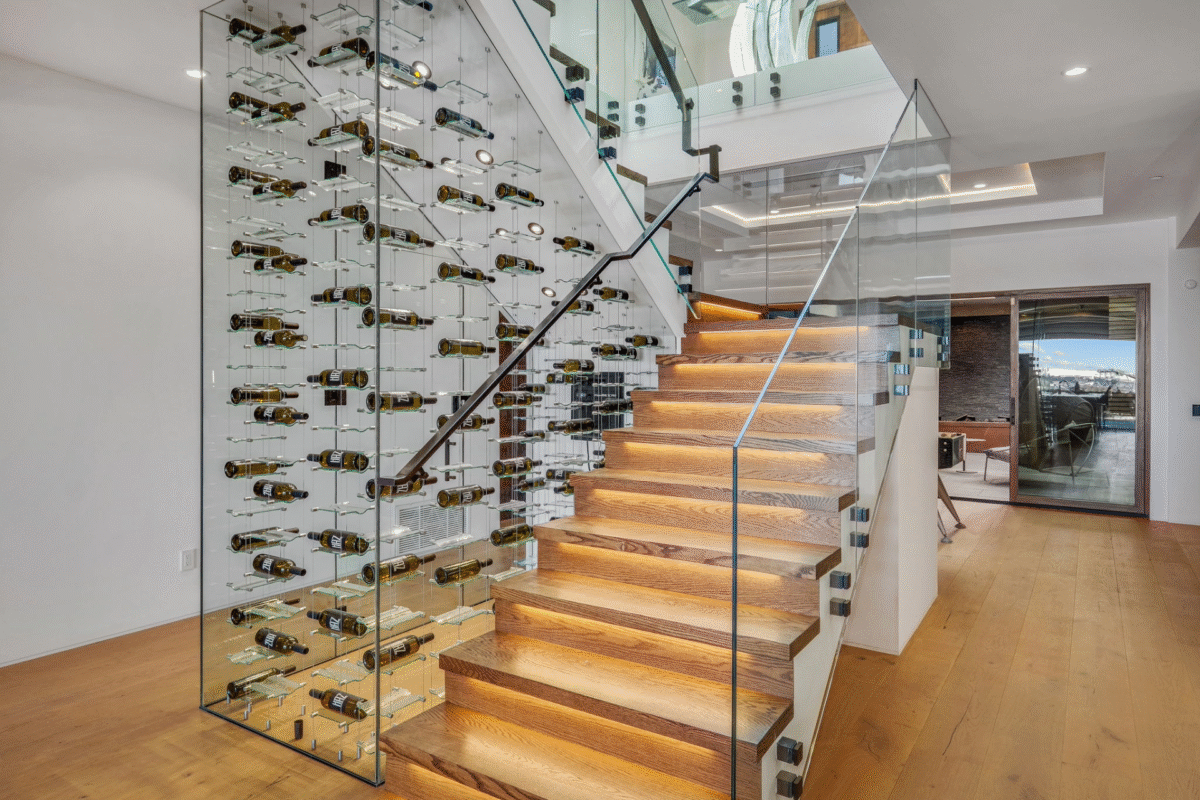 Under the Stairs Cable Wine Cellar