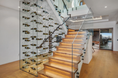 Under the Stairs Cable Wine Cellar